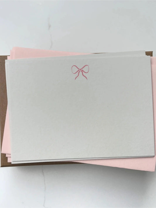 Dove Bow Note Cards