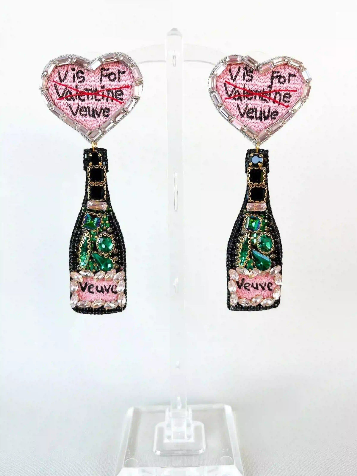 V is For Veuve Earrings