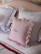 Personalised Ruffle Baby Cushion Cover