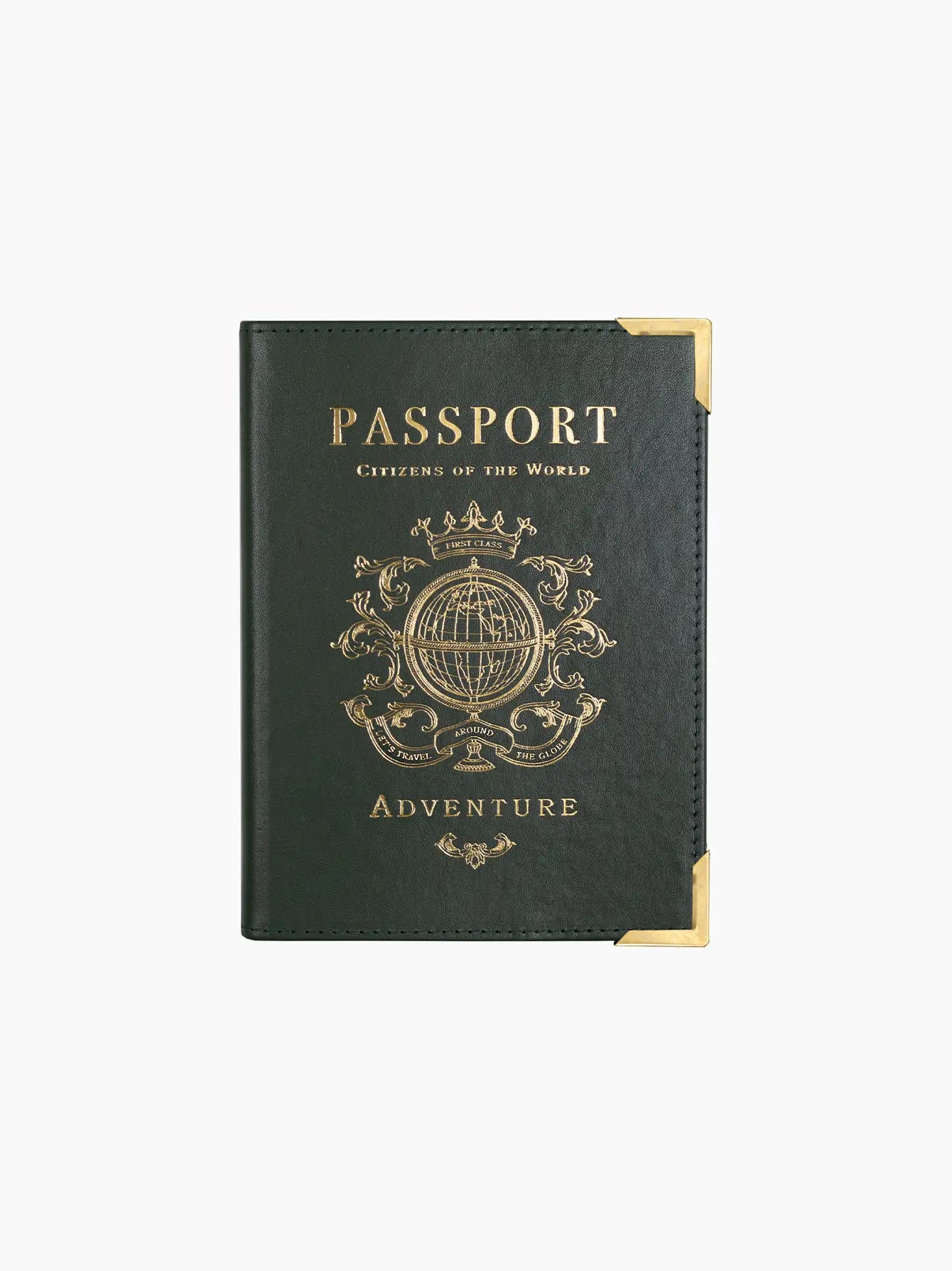 Green Emblem Passport Holder