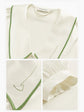 French Style Silk Long Pyjama Set collar embroidery detail