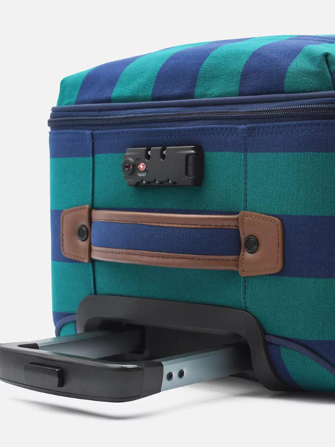 Colourful Striped Cabin Suitcase