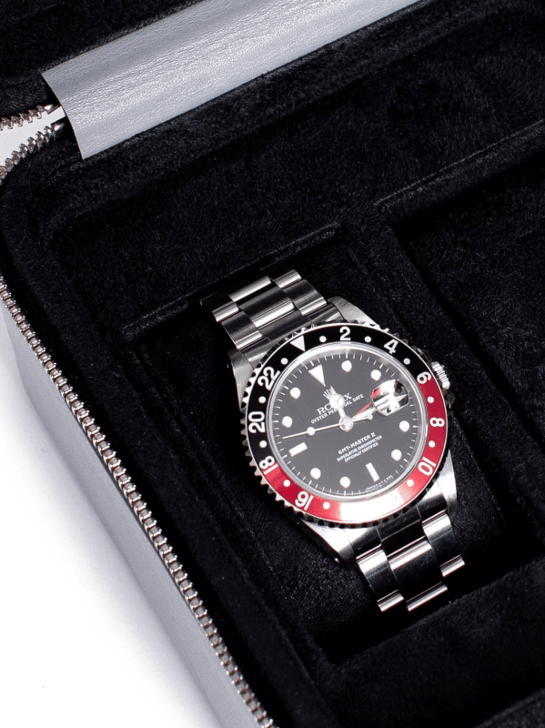 Leather Watch Zip Case