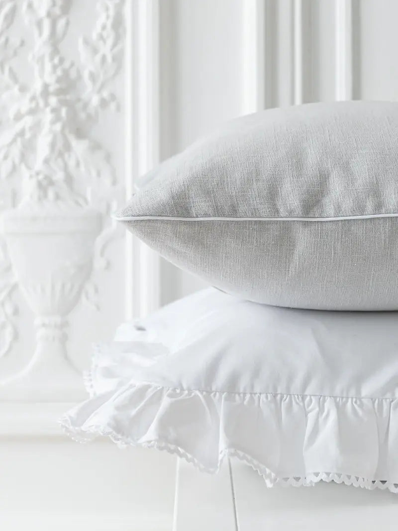 Personalised Ruffle Baby Cushion Cover