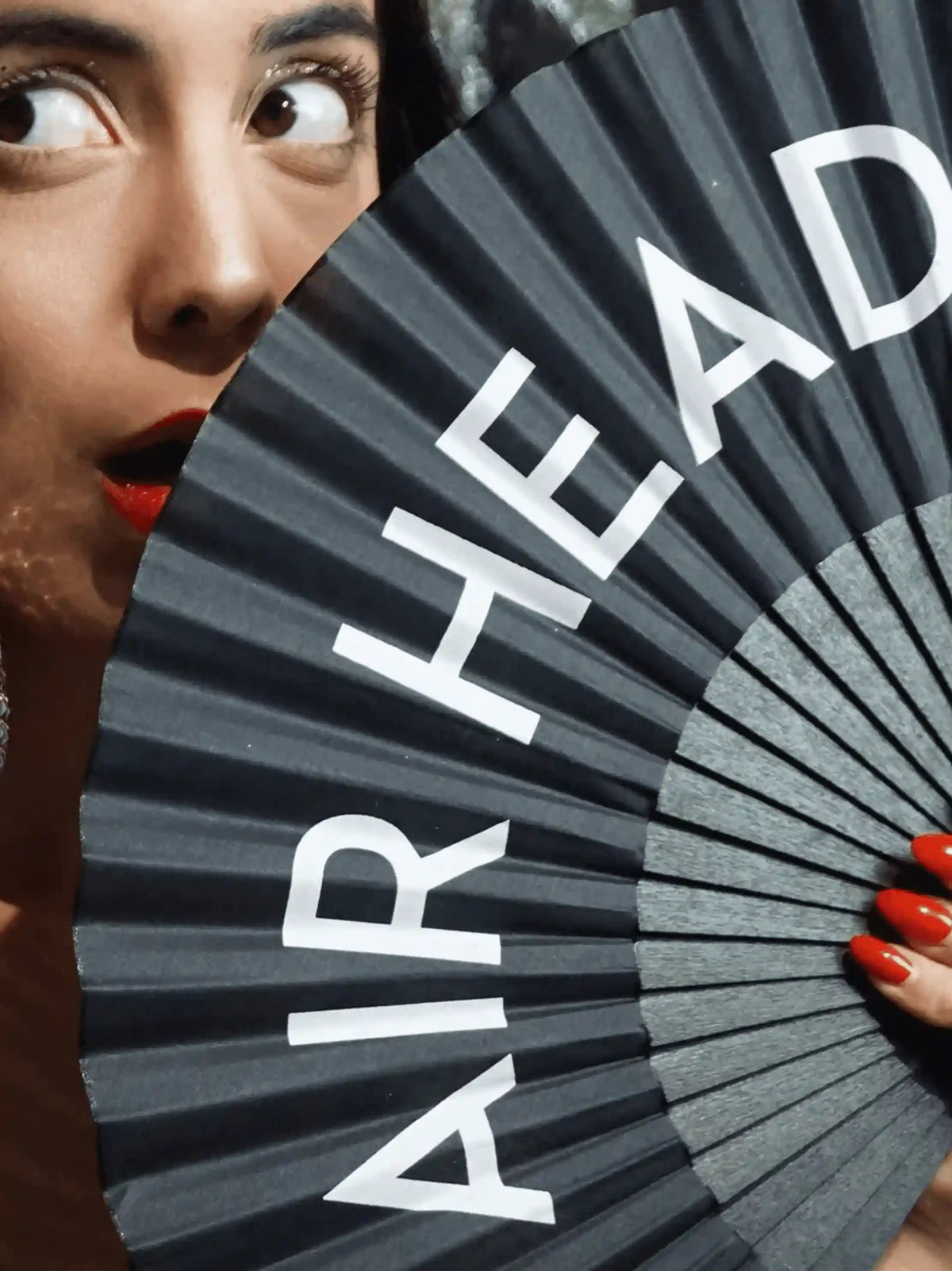Air Head Hand Fan