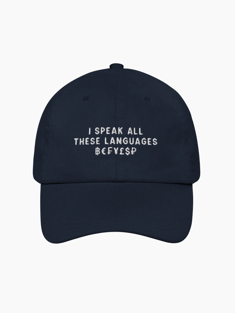 I Speak All These Languages ฿€₣¥£$ Cap