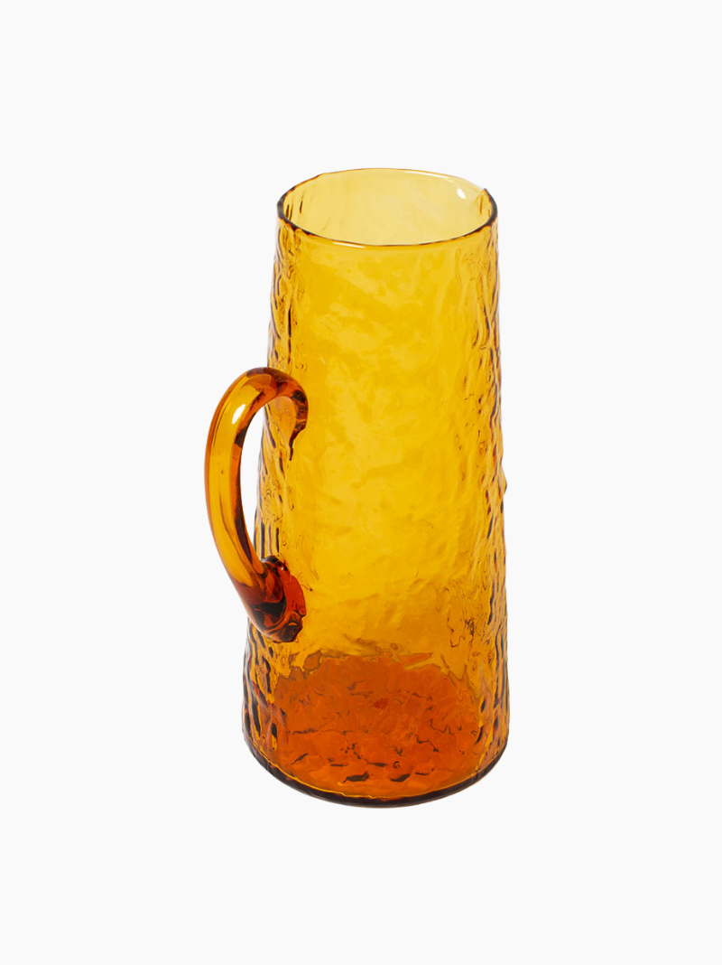 Amber Tall Pitcher