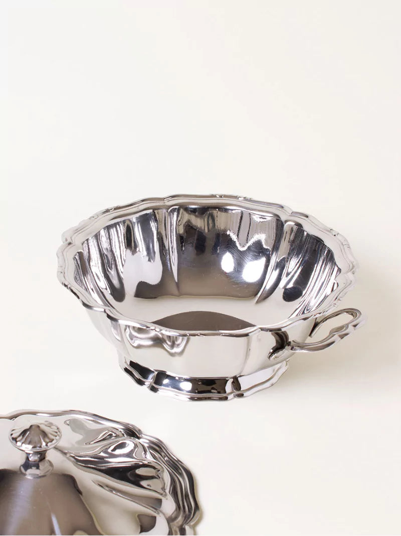 Silver Bowl With Lid