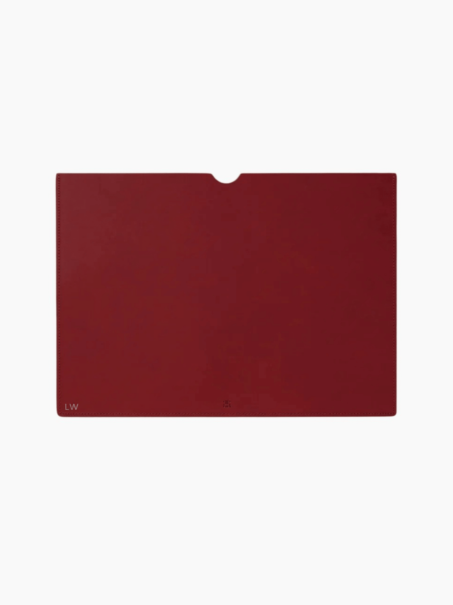 Personalised Leather Laptop Case