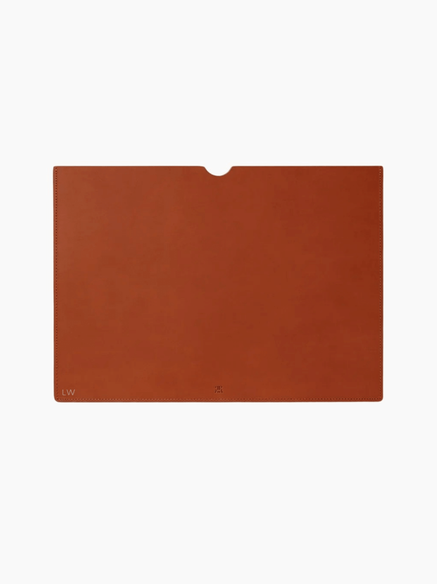 Personalised Leather Laptop Case