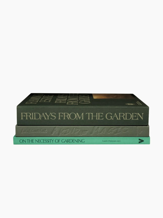 The Garden Coffee Table Book Stack