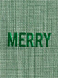 Green Merry Disposable Napkin Set