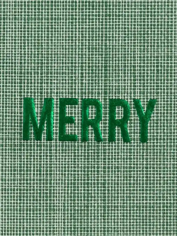 Green Merry Disposable Napkin Set