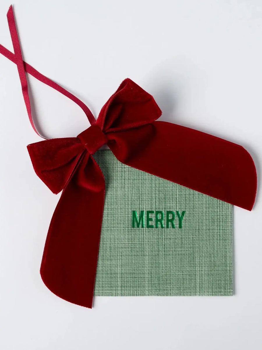 Green Merry Disposable Napkin Set