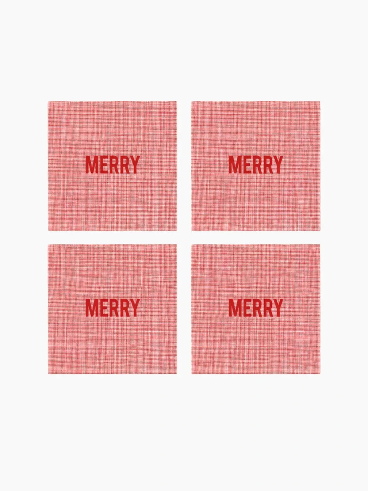 Pink Merry Disposable Napkin Set