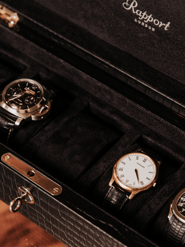 Brompton Leather Five-Piece Watch Box