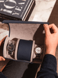 Hyde Park Leather Three-Piece Watch Roll