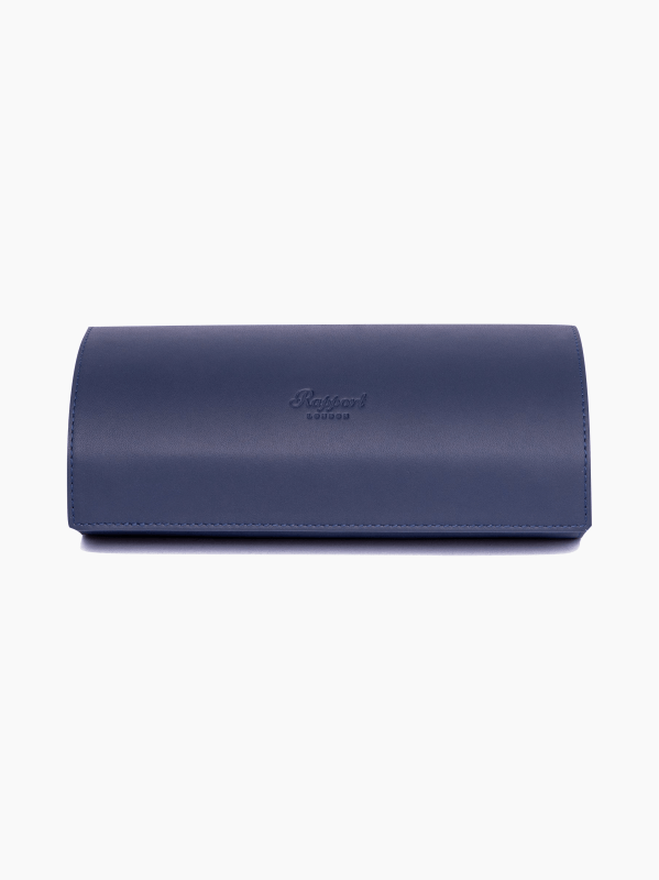 Hyde Park Leather Three-Piece Watch Roll
