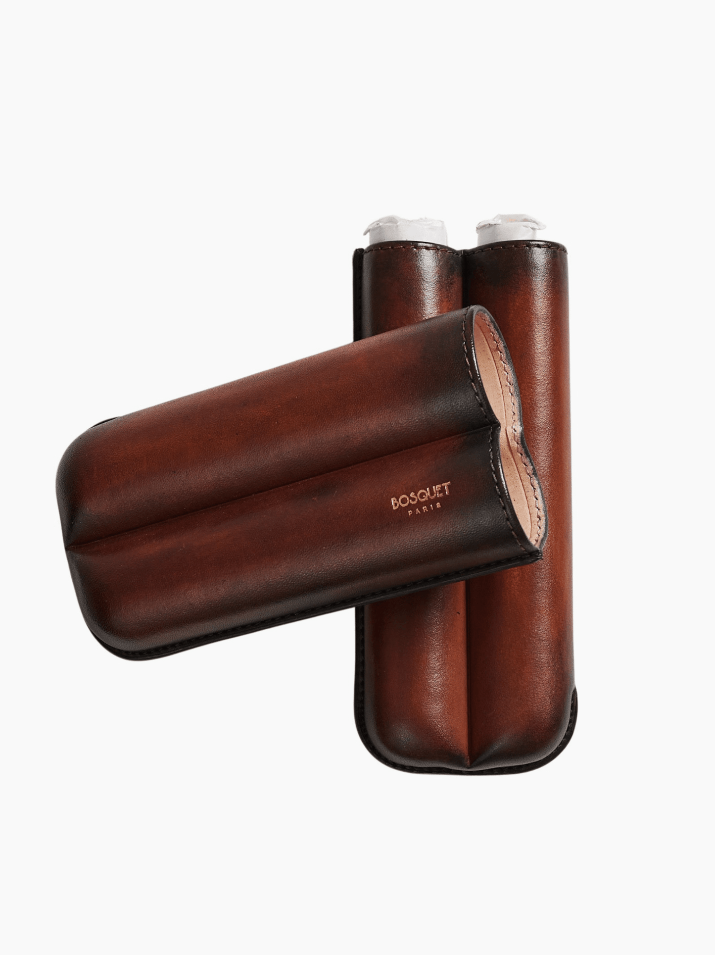 Personalised Patina Double Cigar Case