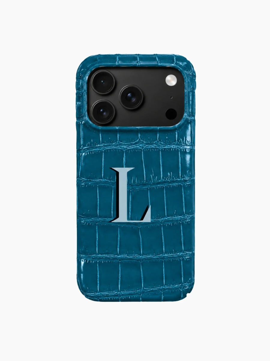 Aqua Crocodile iPhone Case