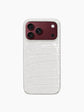 White Crocodile iPhone Case