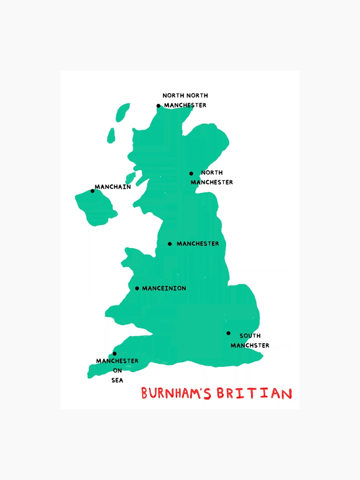 Burhmas Britain Art Print