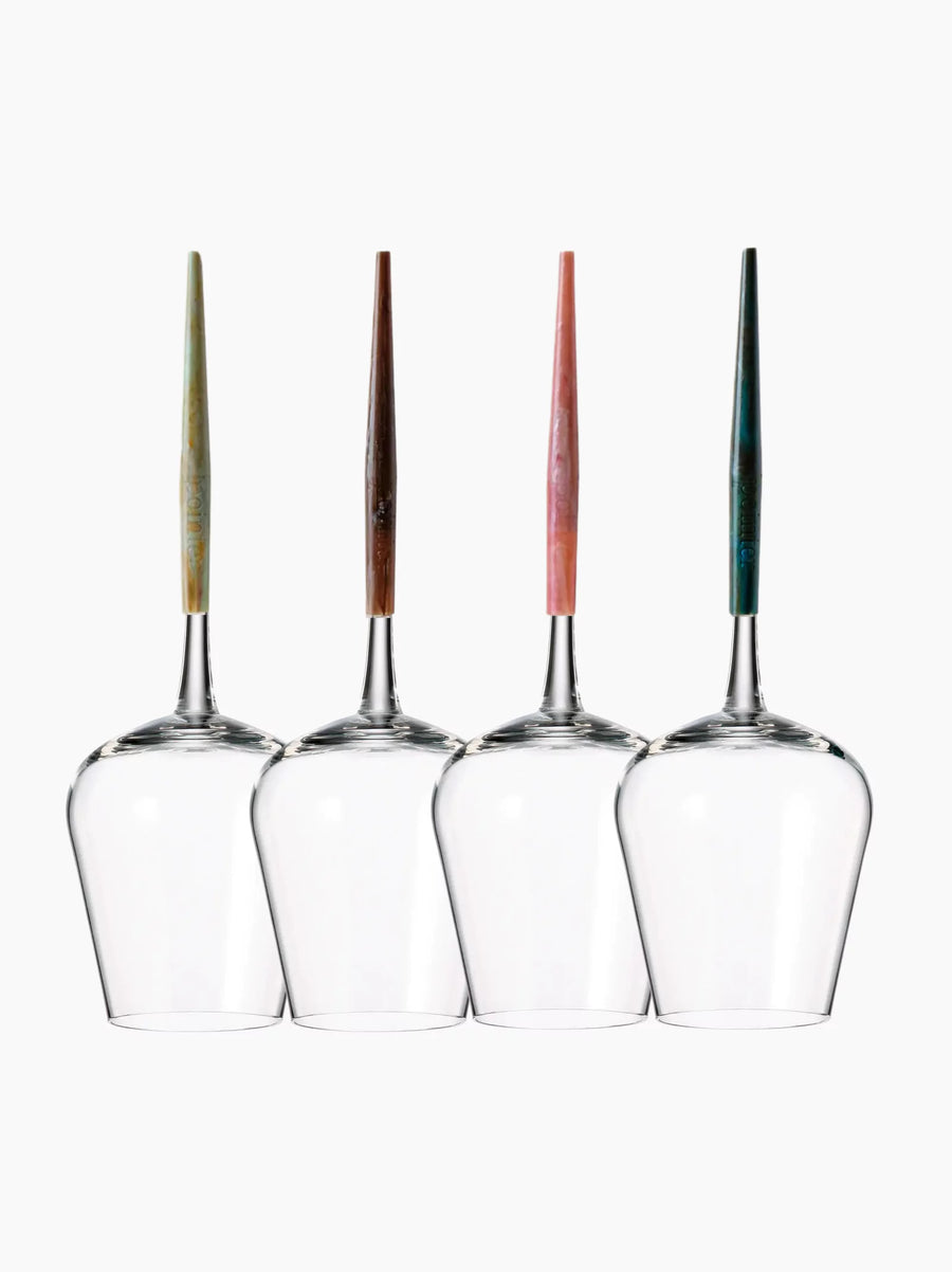 Mermaid Picnic Wine Glasses Set of 4