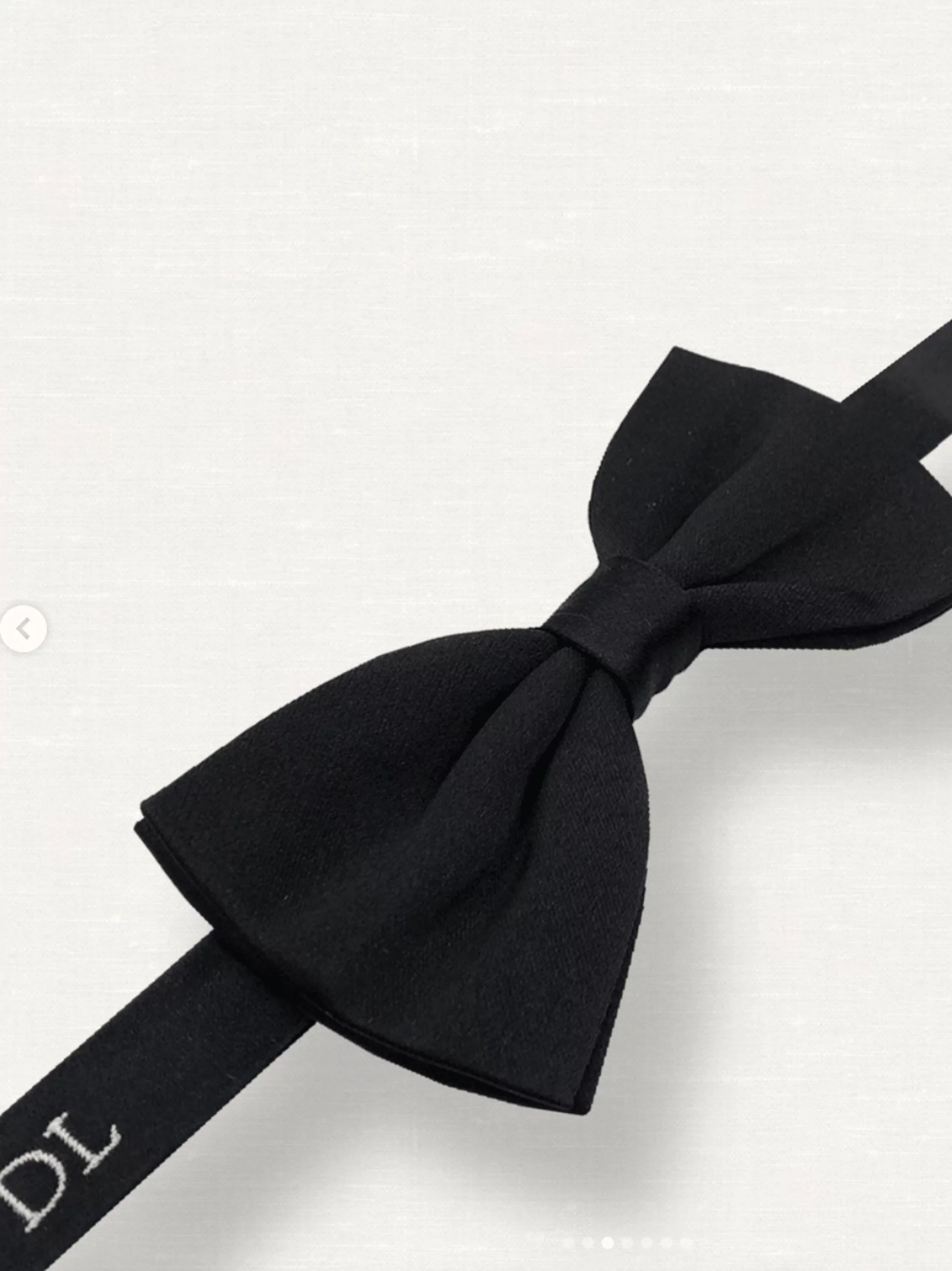 Black Bespoke Bow Tie
