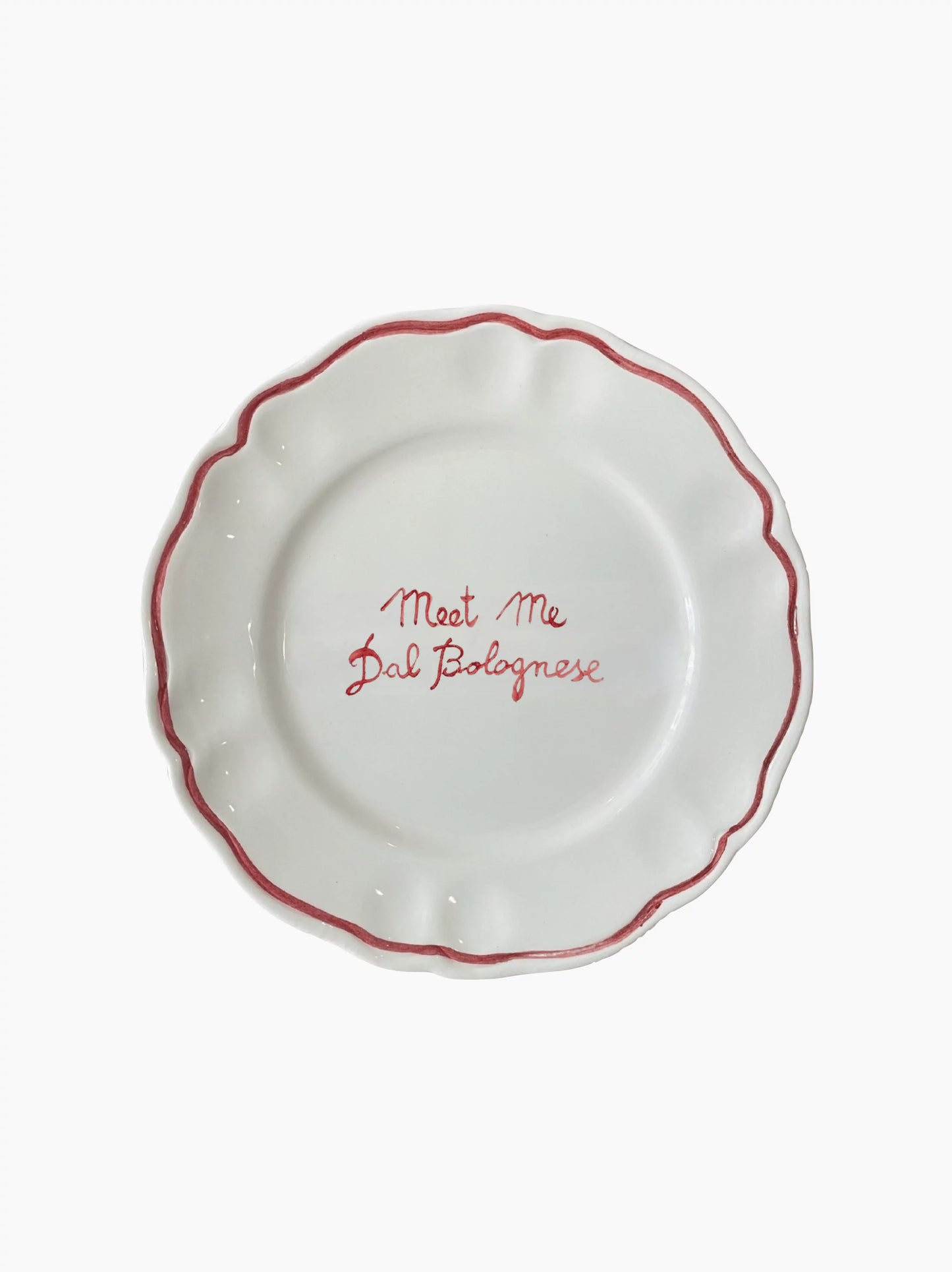 Meet Me Dal Bolognese Plate Set