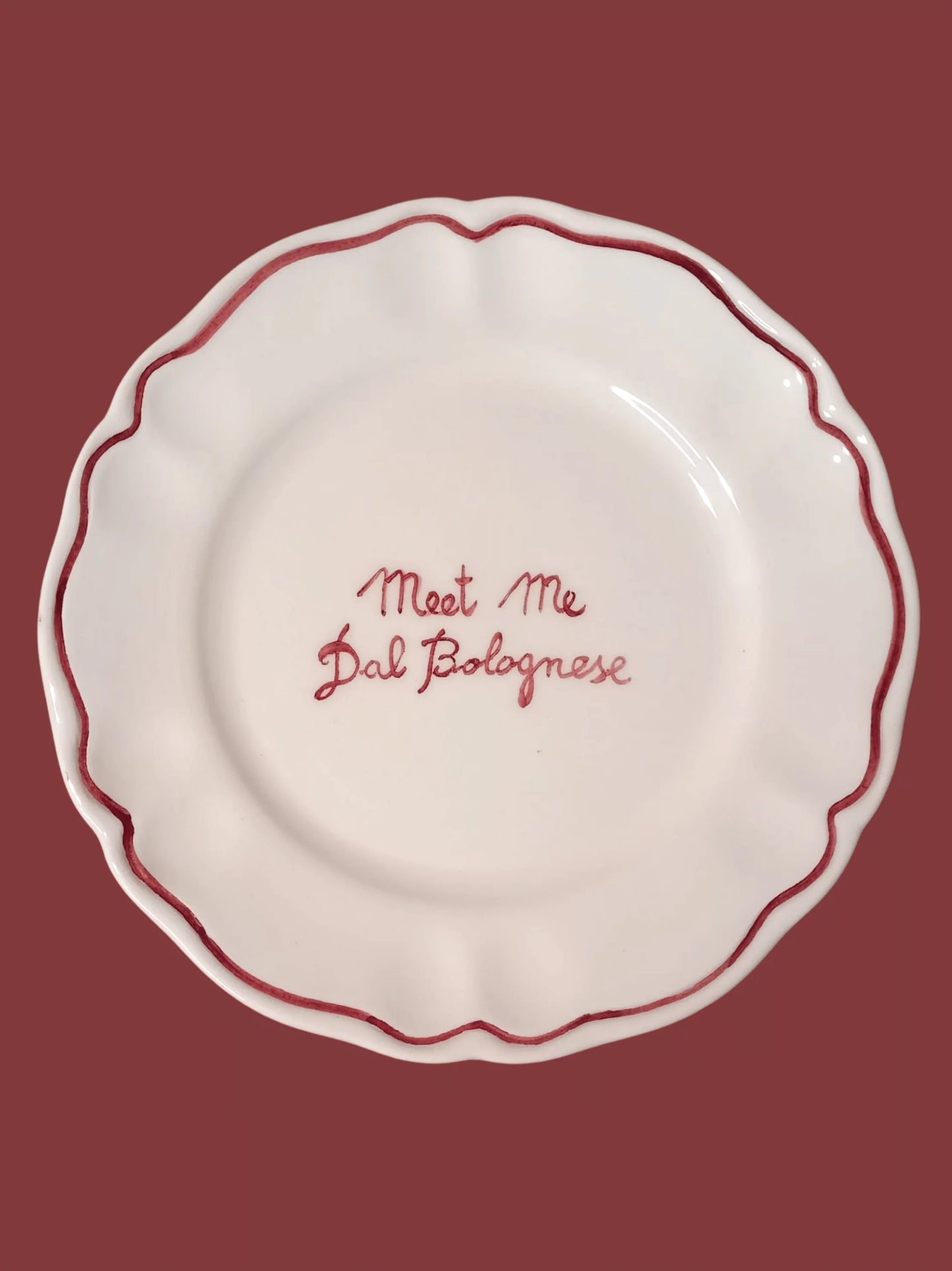 Meet Me Dal Bolognese Plate Set