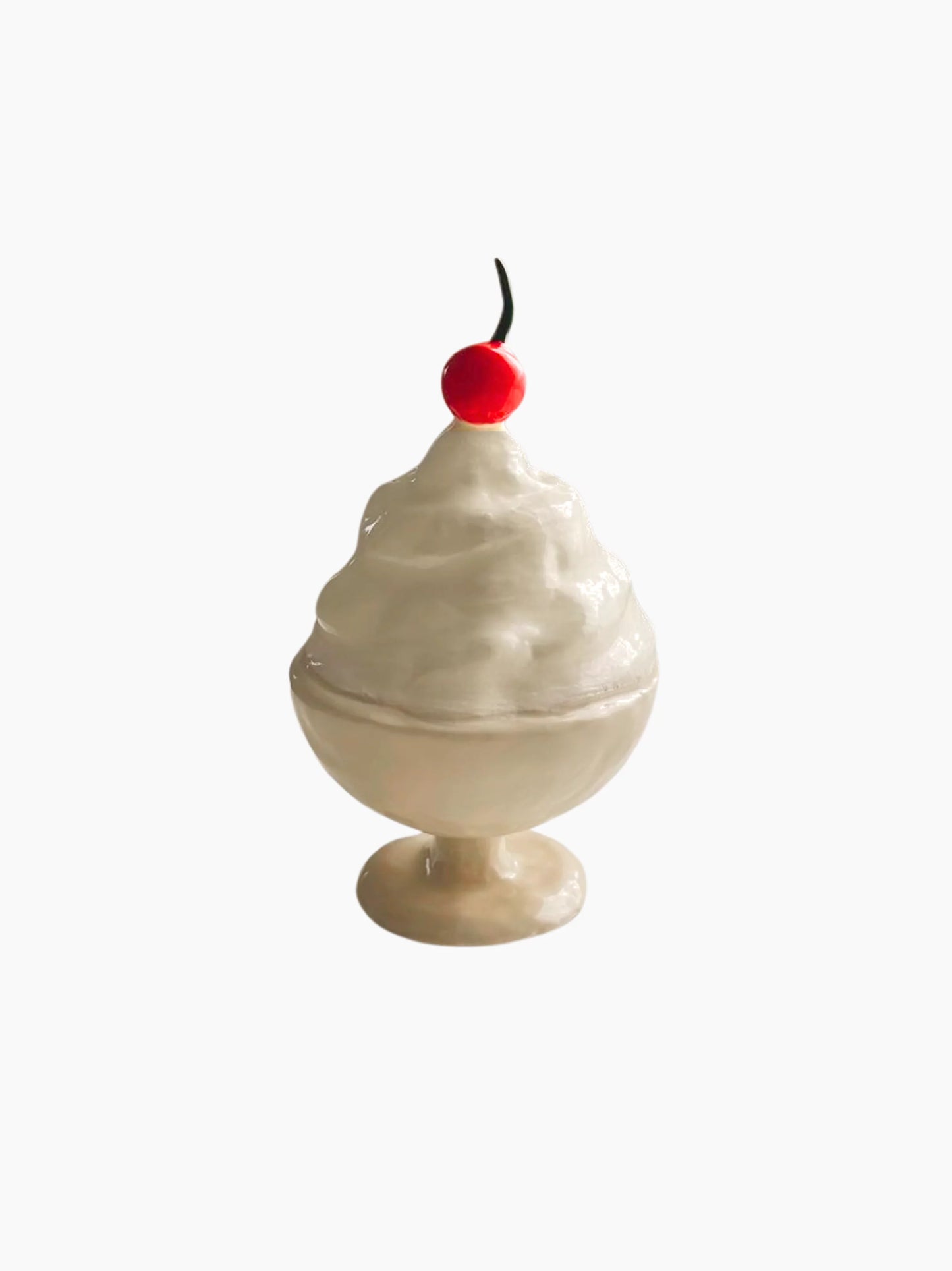 Whipped Cream & Cherry Candle Holder