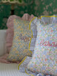 Personalised Ruffle Baby Cushion Cover