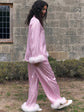 Silk Ever After Feather Pyjama Set