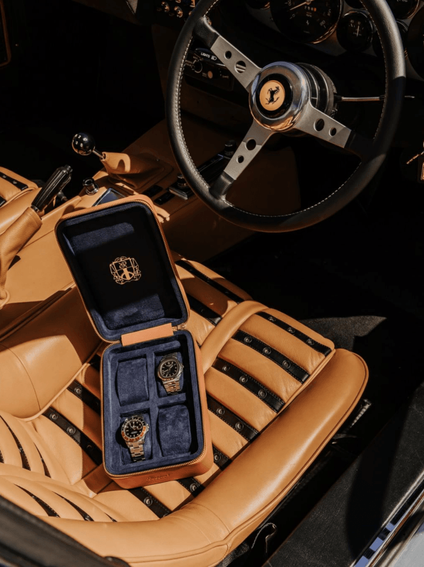 Leather Watch Zip Case