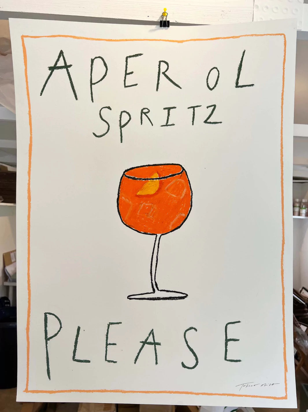 Aperol Spritz Please Art Print