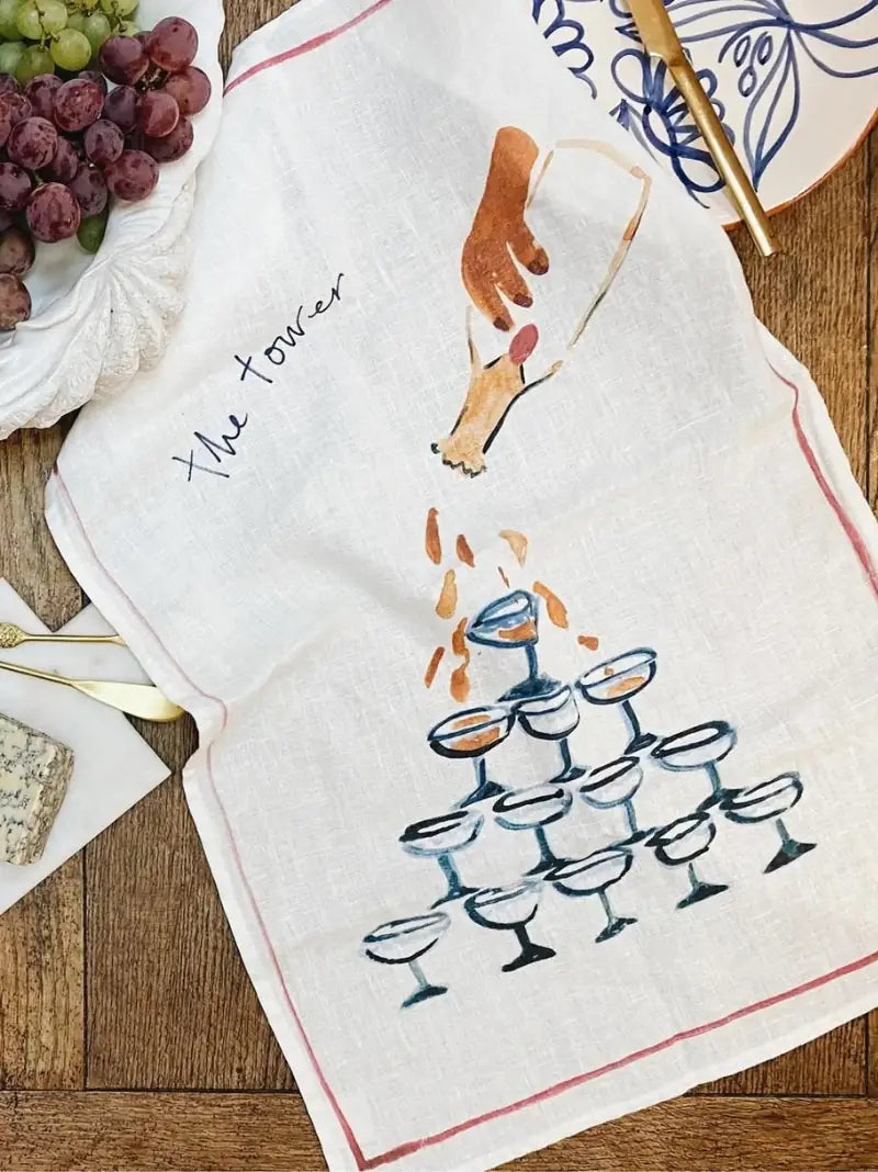 Second Serve Linen Tea Towel
