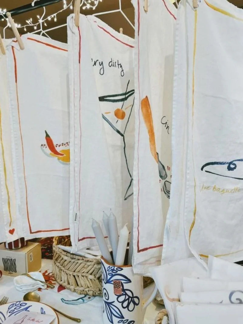 Second Serve Linen Tea Towel