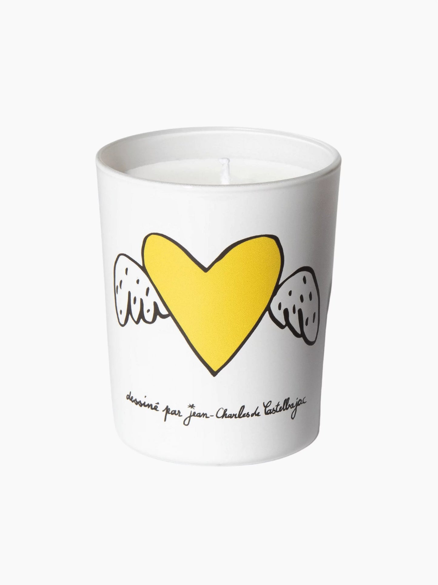 Yellow and Red La Flamme JCC Candle