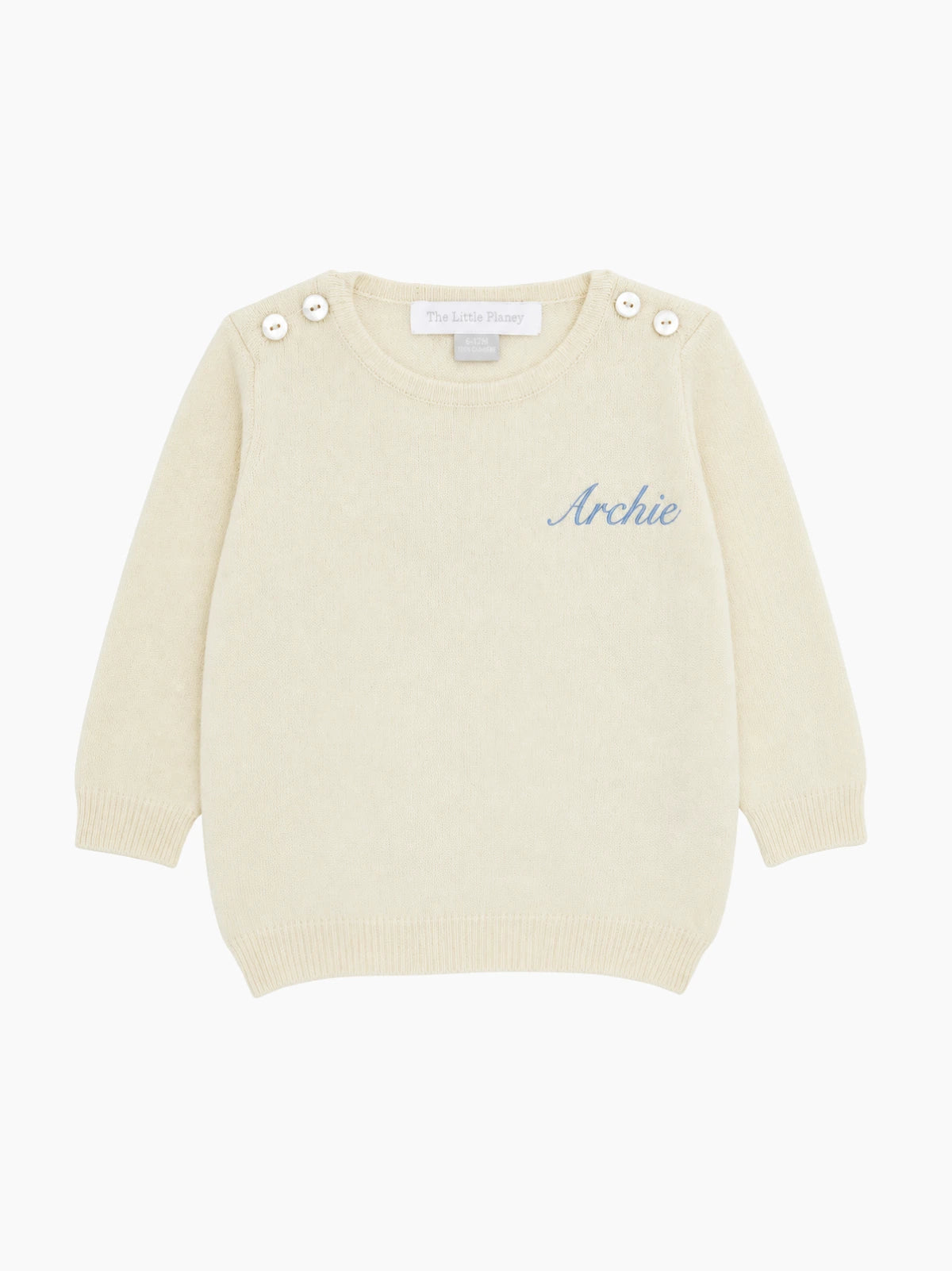 Personalised Cashmere Baby Jumper