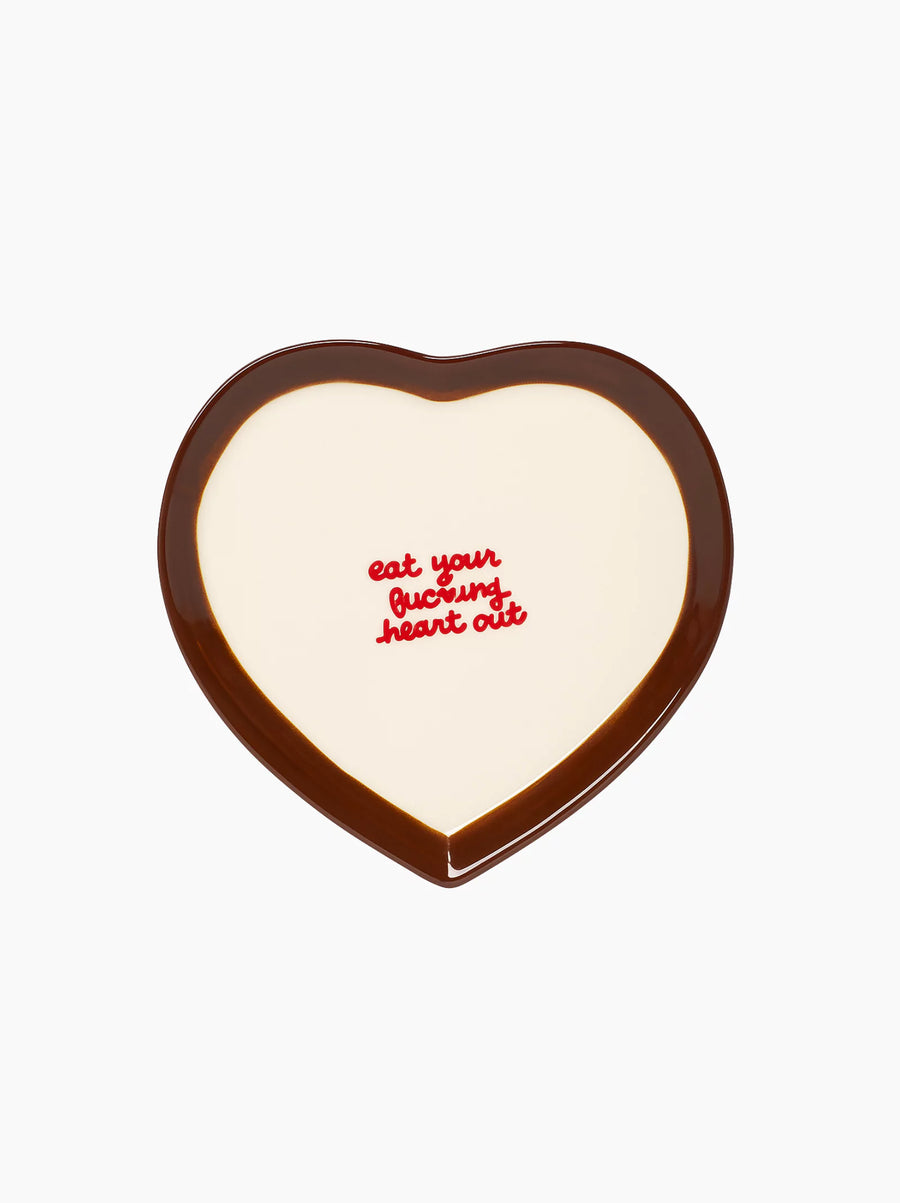 Eat Your Heart Out Dinner Plate Set of 2