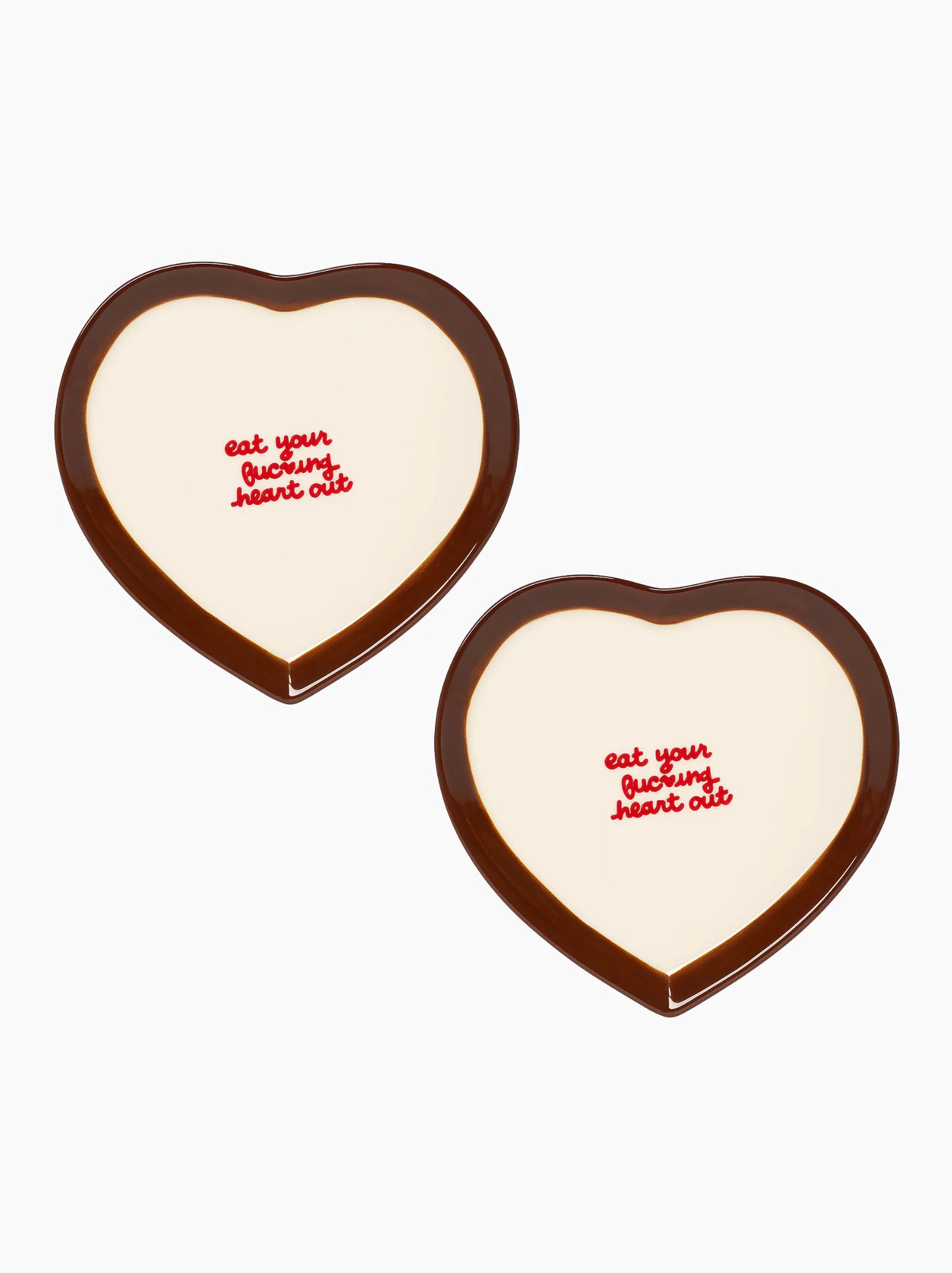 Eat Your Heart Out Dinner Plate Set of 2