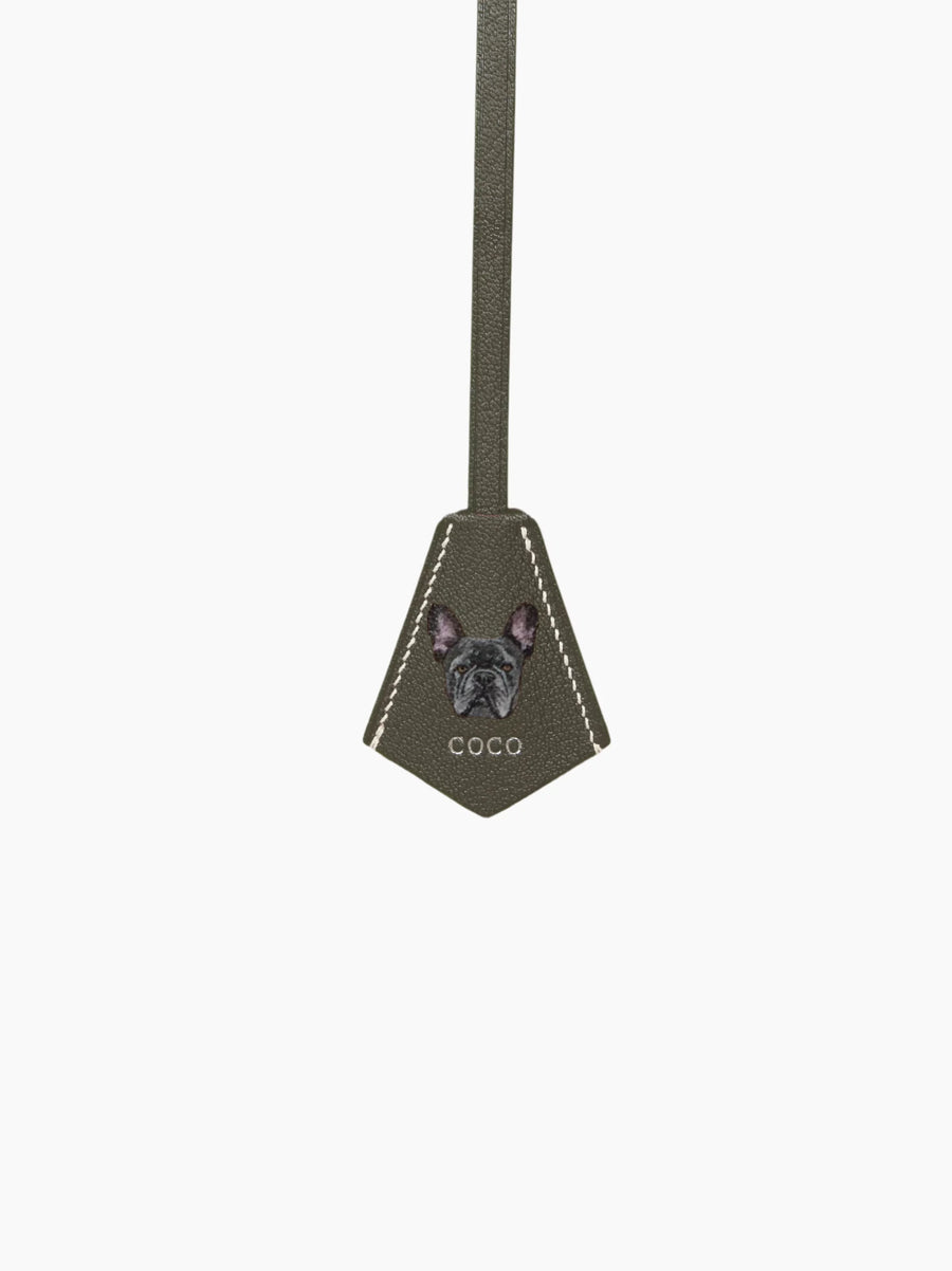 Avocado Leather Pet Charm