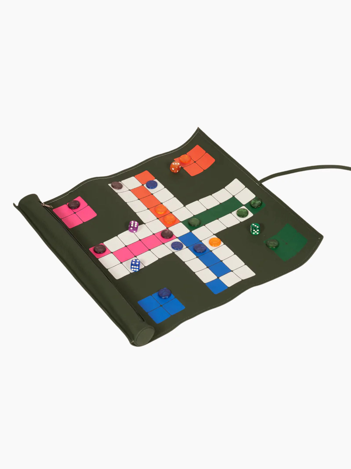 Leather Roll-Up Ludo