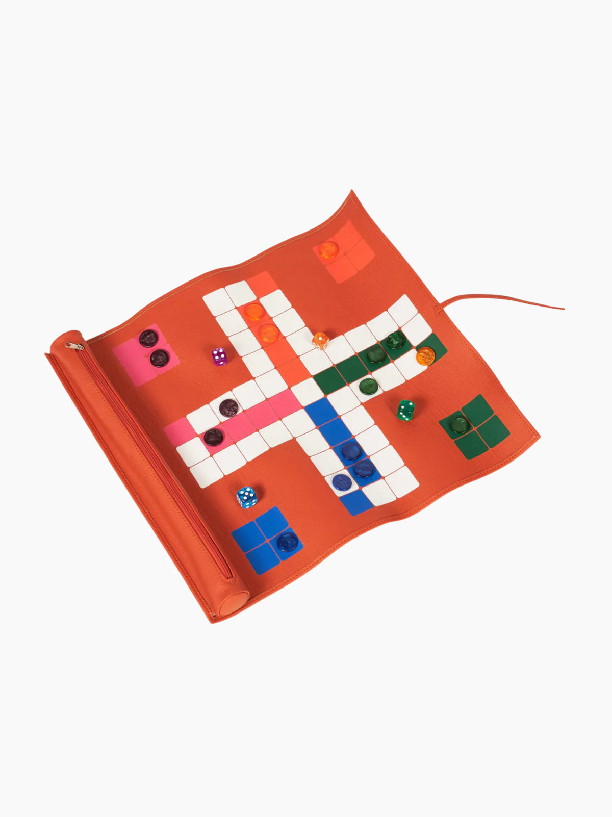Leather Roll-Up Ludo