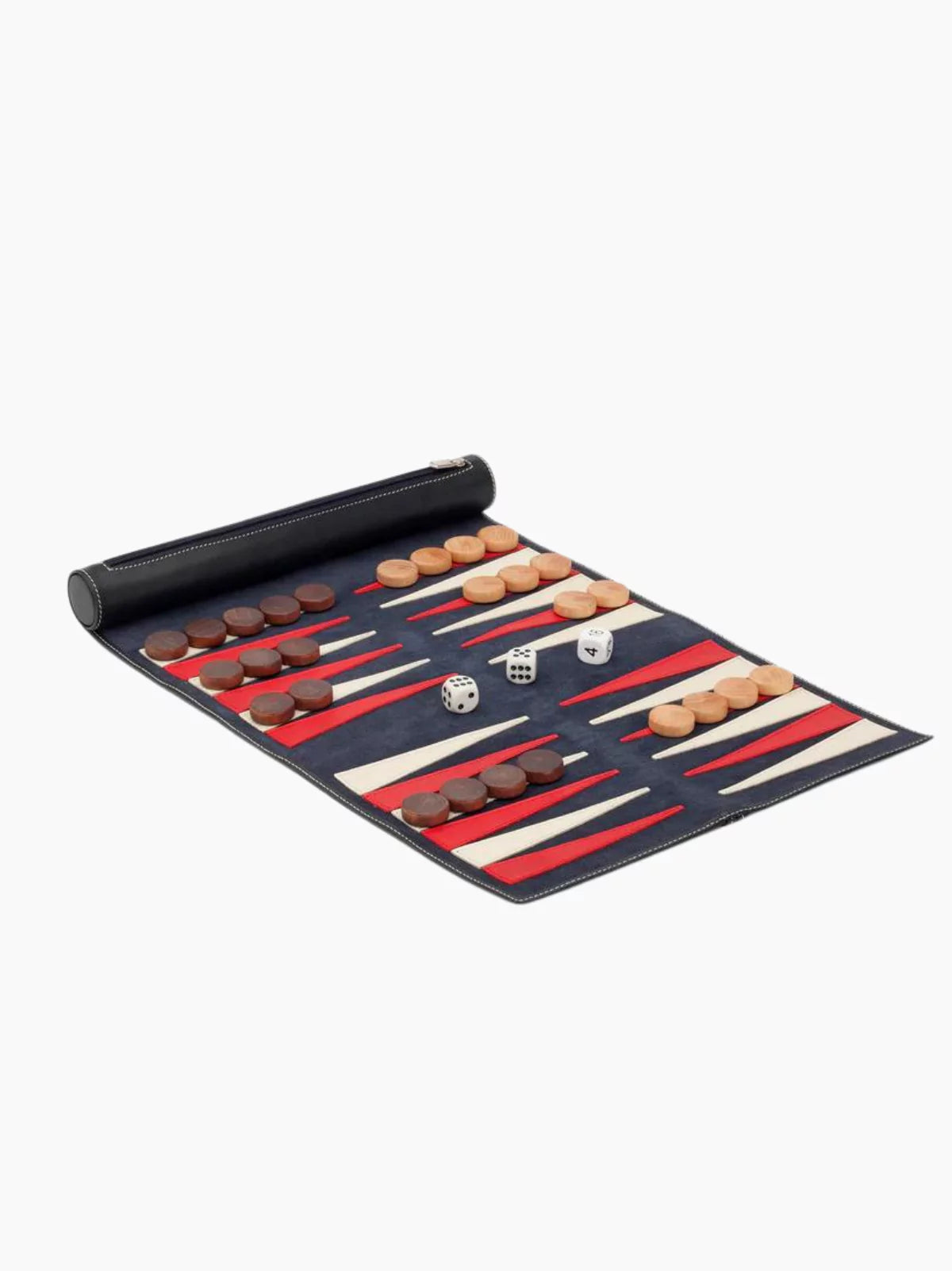 Personalised Leather Travel Backgammon