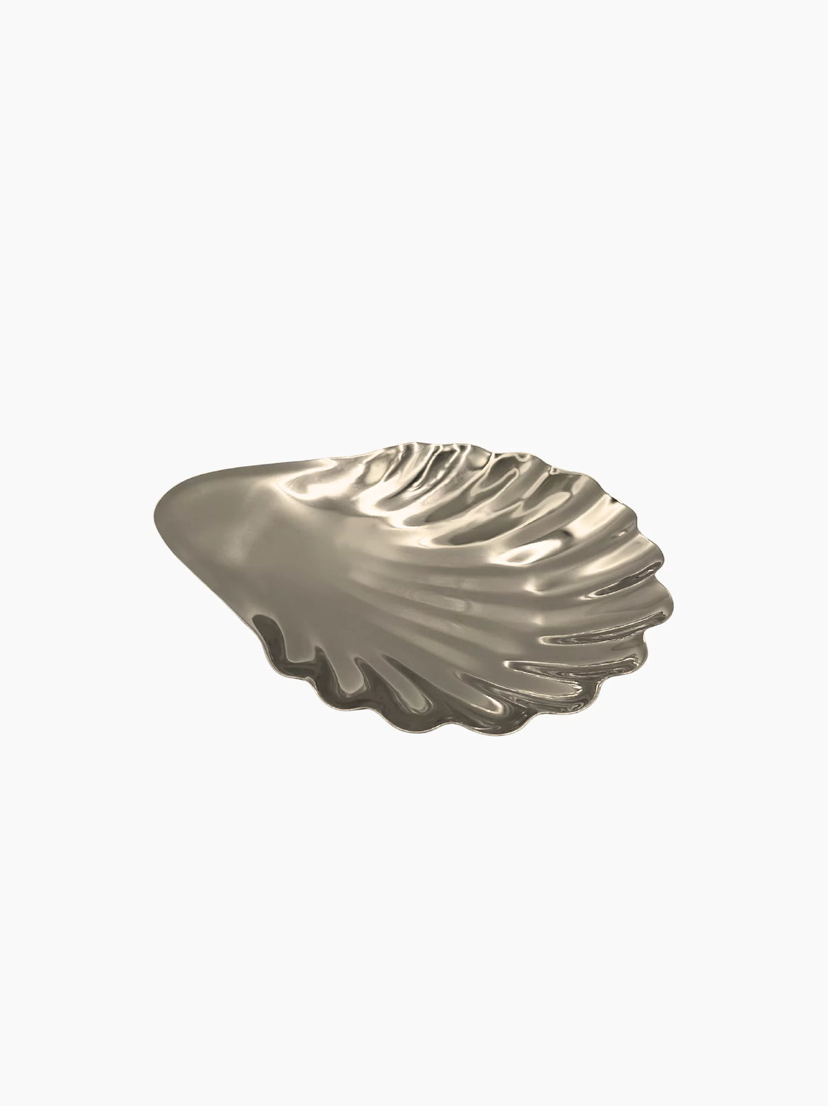 Silver-Plated Shell Tray