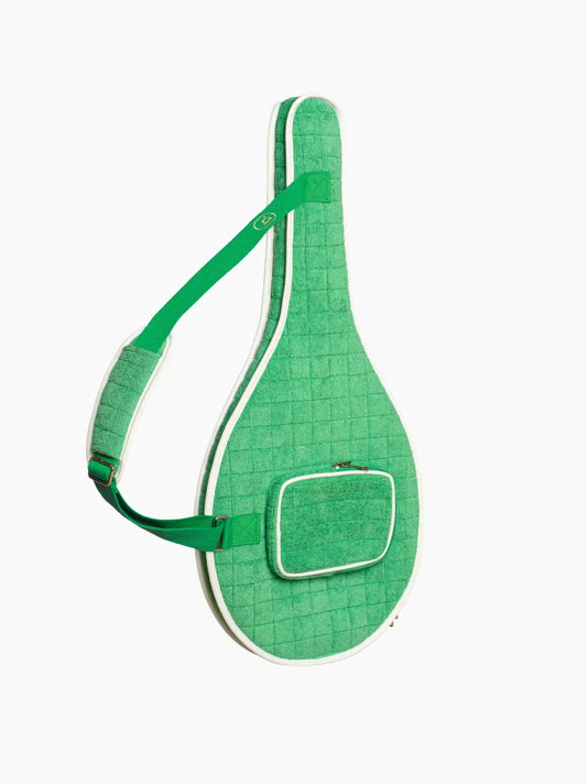 Green Terrycloth Tennis Racket Case