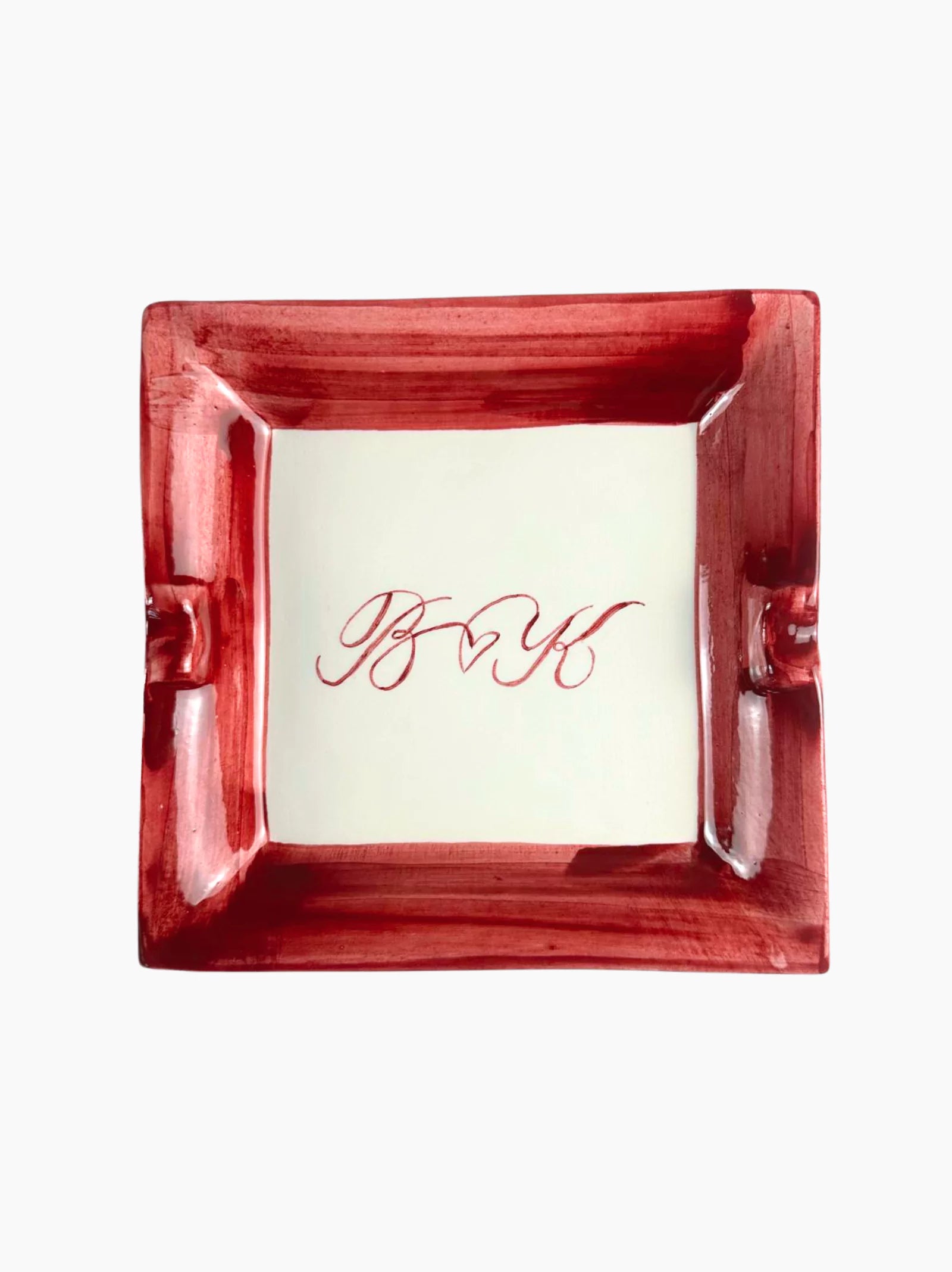 Wedding Initials Trinket Tray I A & J