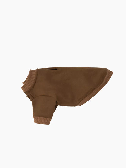 Brown Dog Fleece Coat