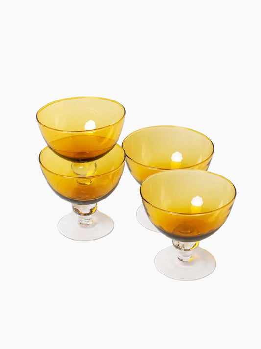 Amber Coupes Set of 4